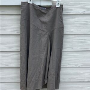 Pleated Linen Women's Skirt